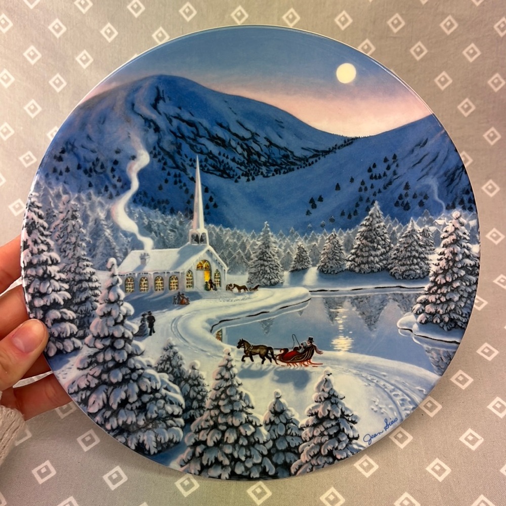 “Silent Night” Collectible Plate by Jean Sias